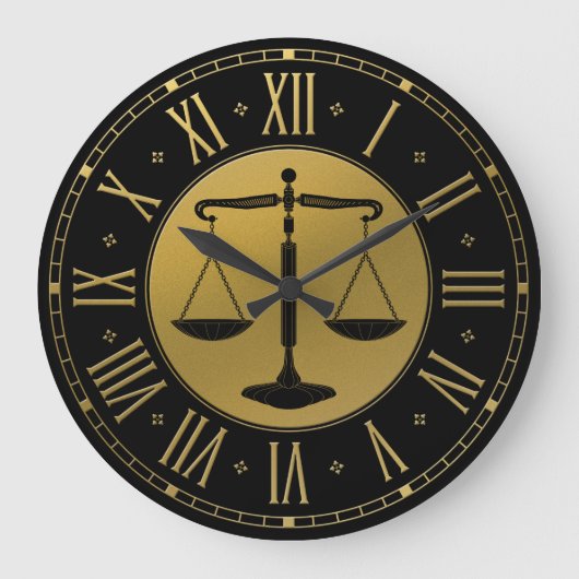 LAW OFFICE | Scales of Justice Grote Klok (Voorkant)