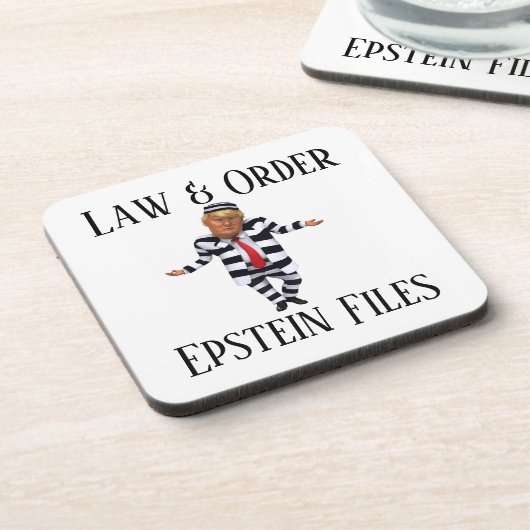 Law & Order Beverage Coaster Bier Onderzetter (Linkerzijde)