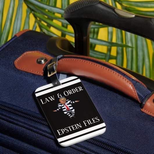 Law & Order Luggage Tag Bagagelabel (Voorkant Insitu 1)