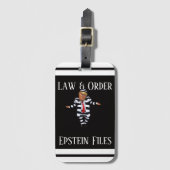 Law & Order Luggage Tag Bagagelabel (Voorkant (verticaal))