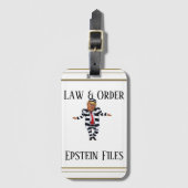 Law & Order Luggage Tag Bagagelabel (Voorkant (verticaal))