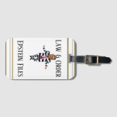 Law & Order Luggage Tag Bagagelabel (Voorkant (horizontaal))