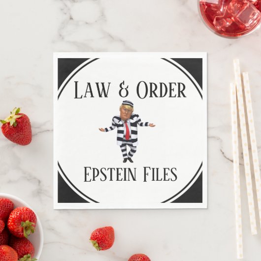 Law & Order Paper Napkin Servet (Insitu)