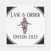 Law & Order Paper Napkin Servet (Voorkant)