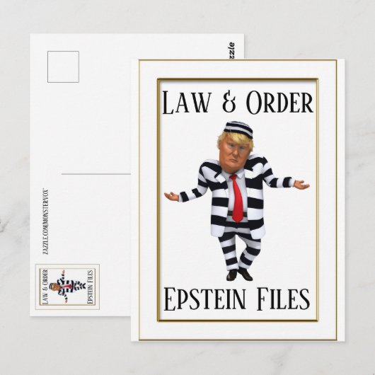Law & Order Postcard Briefkaart (Voorkant / Achterkant)