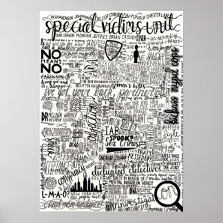 Law Order SVU Masterstuk Poster