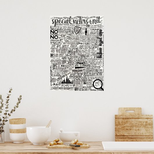 Law Order SVU Masterstuk Poster (Keuken)