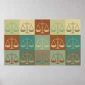Law Pop Art Poster (Voorkant)
