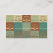 Law Pop Art Visitekaartje (Achterkant)
