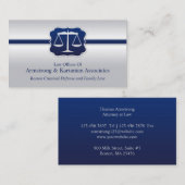 Law Scale Elegant Visitekaartje (Voorkant / Achterkant)