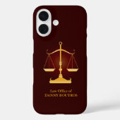 Law Scale Lawyer Case-Mate iPhone Case (Achterkant)