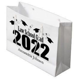 Law School Afstudeerder 2022 Afstuderen Gift Bag ( Groot Cadeauzakje