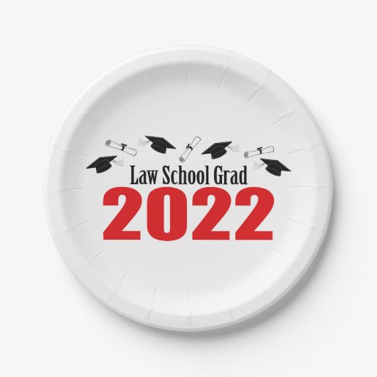 Law School Afstudeerder 2022 Petten & diploma's (r Papieren Bordje (Voorkant)