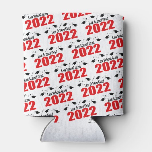 Law School Afstudeerder 2022 Petten en diploma's ( Blikjeskoeler (Achterkant)