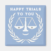 Law School Afstudeerder Lawyer Magnet (Voorkant)