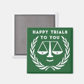 Law School Afstudeerder Lawyer Magnet (Voorkant / Achterkant)