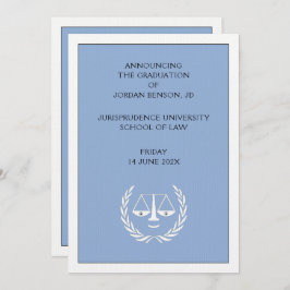 Law School Afstuderen aankondiging