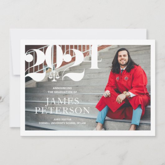 Law School Afstuderen aankondiging (Voorkant)