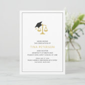Law School Afstuderen aankondiging (Staand voorkant)