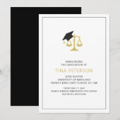 Law School Afstuderen aankondiging (Voorkant / Achterkant)