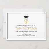 Law School Afstuderen aankondiging (Voorkant)
