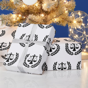 Law School Afstuderen advocaat Cadeaupapier