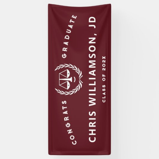 Law School Afstuderen Banner (Verticaal)