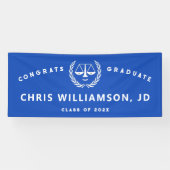 Law School Afstuderen Blue Banner (Horizontaal)