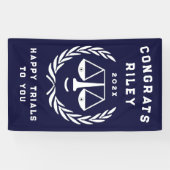 Law School Afstuderen Congrats Banner (Horizontaal)