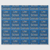 Law School Afstuderen extraordinaire Cadeaupapier (Vlak)