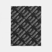 Law School Afstuderen extraordinaire Fleece Deken (Voorkant)