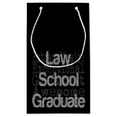 Law School Afstuderen extraordinaire Klein Cadeauzakje (Achterkant)