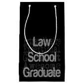 Law School Afstuderen extraordinaire Klein Cadeauzakje (Voorkant)