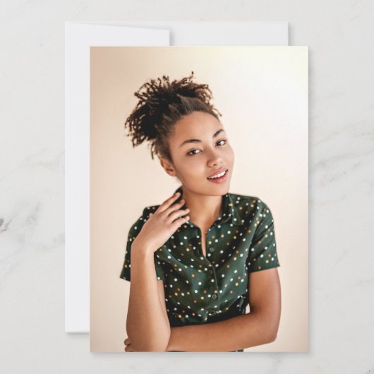 Law School Afstuderen Foto Afstuderen Aankondiging (Achterkant)