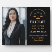 Law School Afstuderen Inspirerend Quote Foto Fotoplaat (Voorkant)