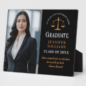 Law School Afstuderen Inspirerend Quote Foto Fotoplaat (Zijkant)