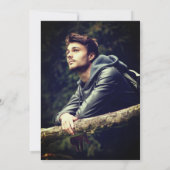 Law School Afstuderen Invitation Retro Kaart (Achterkant)