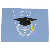 Law School Afstuderen Lawyer Grote Gift Bag Groot Cadeauzakje (Achterkant)
