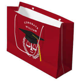 Law School Afstuderen Lawyer Grote Gift Bag Groot Cadeauzakje