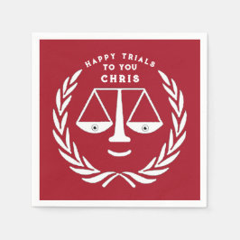Law School Afstuderen Lawyer Napkins Servet