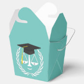 Law School Afstuderen Lawyer Party Favoriete Boxen Bedankdoosjes (Geopend)