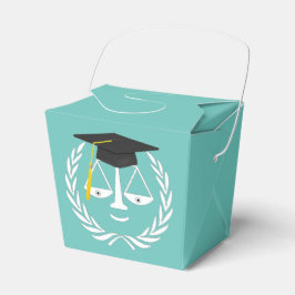 Law School Afstuderen Lawyer Party Favoriete Boxen Bedankdoosjes