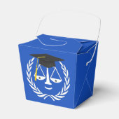 Law School Afstuderen Lawyer Party Favoriete Boxen Bedankdoosjes (Voorkant Zijde)