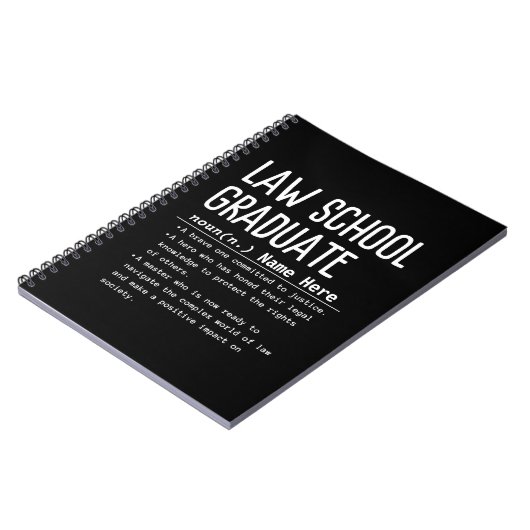 Law School afstuderen Notitieboek (Linkerzijde)