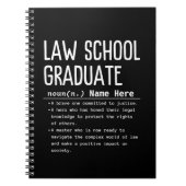 Law School afstuderen Notitieboek (Voorkant)