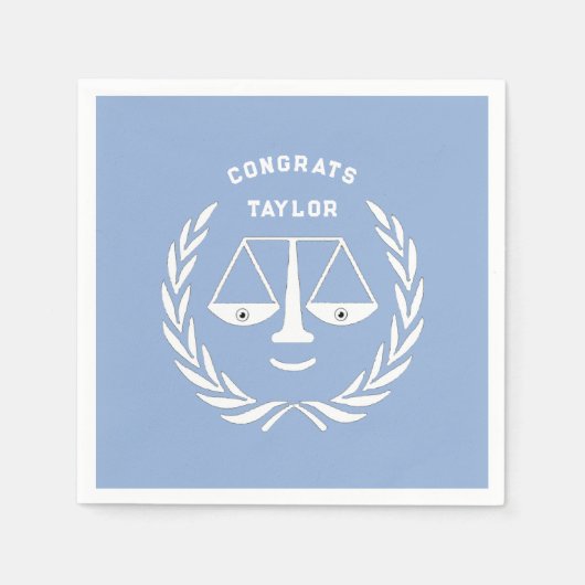 Law School Afstuderen Red Servet (Voorkant)