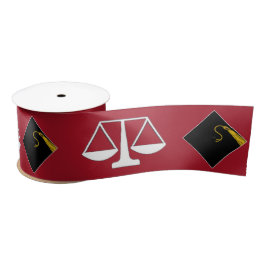 Law School Afstuderen Satin Ribbon Satijnen Lint