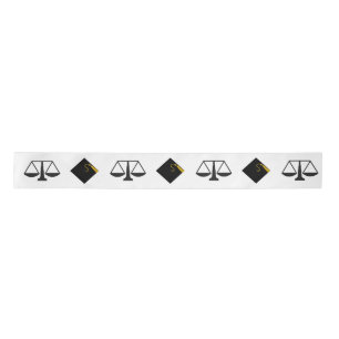 Law School Afstuderen Satin Ribbon Satijnen Lint