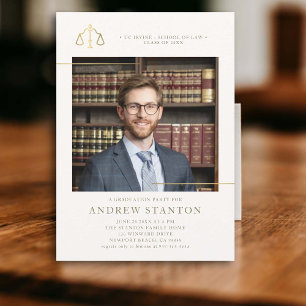 Law School Afstuderen Schaalt Gerechtigheid Foto M Kaart