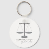 Law School Afstuderen Sleutelhanger (Voorkant)